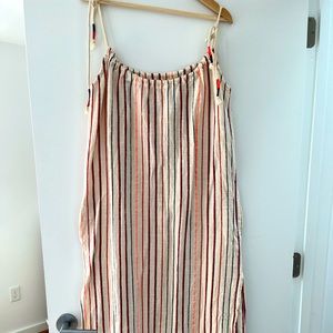 Sundry - Stripes Tie Maxi Dress NWOT